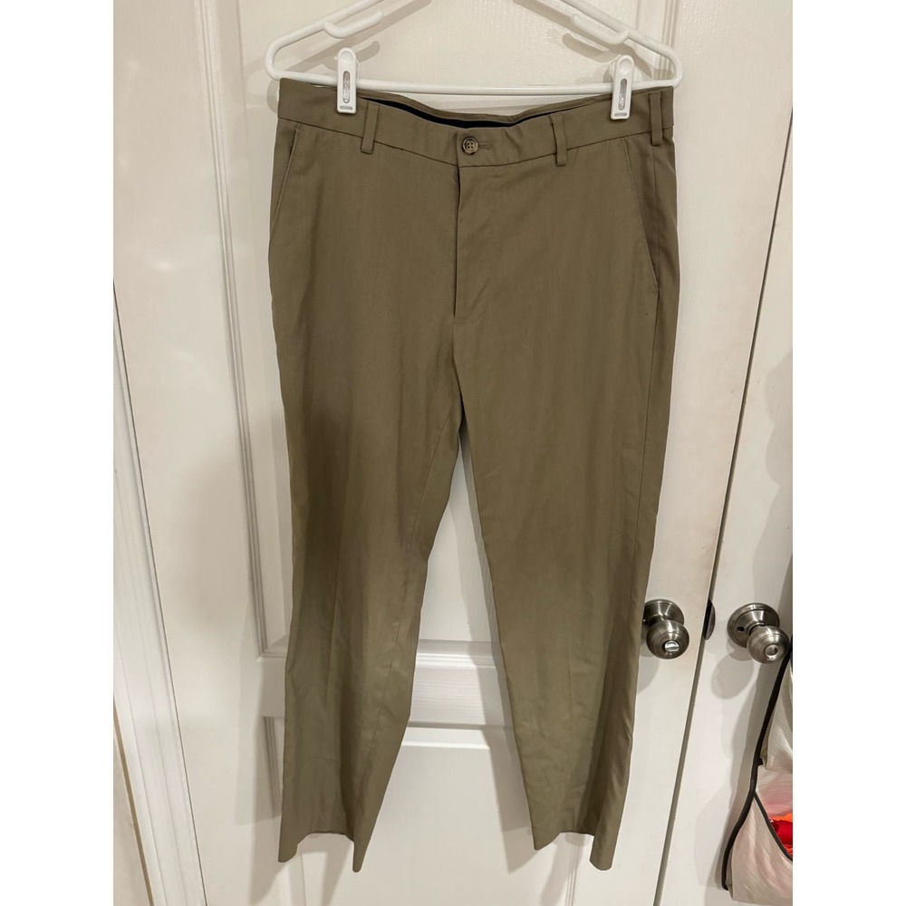 Van Heusen Dress Pants Beige Straight 32 x 30